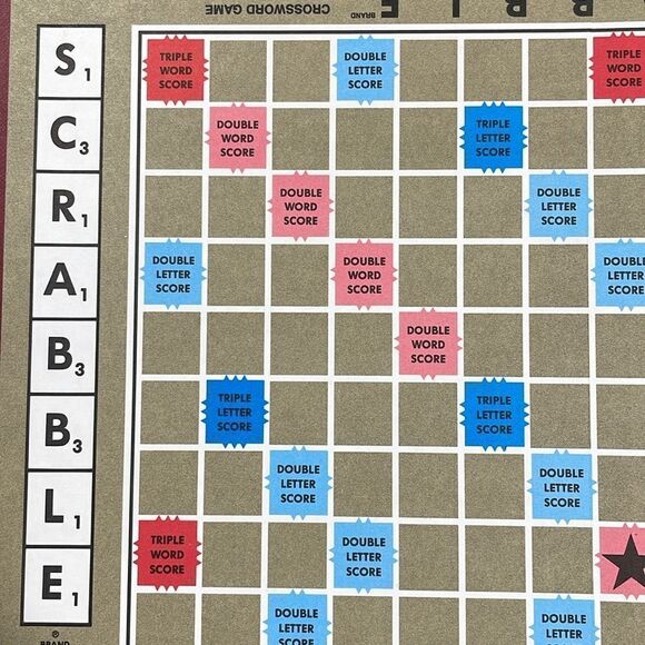 Scrabble game wordle 1989 with 95 wooden tiles - Picture 7 of 17